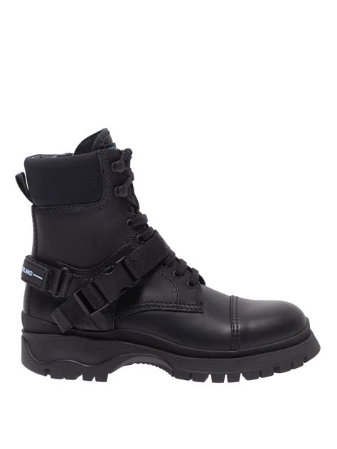 prada buckle ankle boots mens|Prada ankle boots on sale.